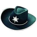 Schwarzer Cowboyhut Westernhut schwarz Cowboy Kinder