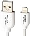 Amazon Basics Apple Certified Lightning to USB Cable - 6 Feet (1.8 Meters) - White