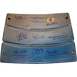 MLB New York Yankees Yankees 1977-78 Team Multi Signed Authentic Seatback from Yankee Stadium with Inscription