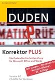 Duden Korrektor PLUS 6.0. Windows Vista; XP; 2000