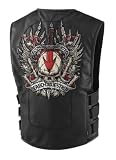 ICON REGULATOR SEARCH & DESTROY VEST - FREE SHIPPING - LEATHER - NEW 2009 (LARGE / X-LARGE)