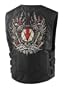ICON REGULATOR SEARCH & DESTROY VEST - FREE SHIPPING - LEATHER - NEW 2009 (LARGE / X-LARGE)