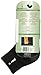 Incrediwear Active Socks – Quarter Socks and Athletic Socks for Men and Women (Black, Large)