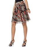 Nine West - Nine West Petite Safari-Print Silk Skirt
