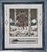 Navajo Handmade Sandpainting Buffalo Warrior
