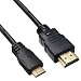 TRIXES Mini C HDMI Cable Lead for Pentax Optio 645d, K-5, K-7, W80 Digital Camera etc Connect to TV or Computer