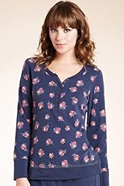 Limited Collection Cotton Rich Floral Pyjama Top