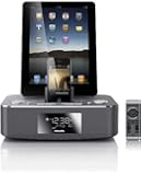 Philips DC390/37 Dual-Docking 30-Pin iPod/iPhone/iPad Alarm Clock Speaker Dock