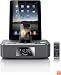 Philips DC390/37 Dual-Docking 30-Pin iPod/iPhone/iPad Alarm Clock Speaker Dock