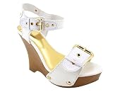 PATENT BUCKLE WEDGE