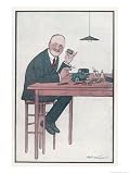 Andre-Gustave Citroen French Car Manufacturer Giclee Poster Print by Barrere , 9x12