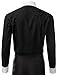 IDARBI Men's Two Tone Long Sleeve French Convertible Button Down Dress Shirt