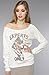 Best Buy Junkfood Clothing The Experts Only Raglan in Sugar,Tops (L/S) for Women Stores