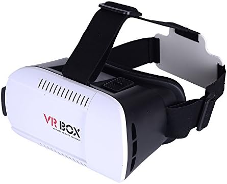 California Sugar Two VR Virtual Reality Headset for iPhone Samsung DIY for 3D Movies White