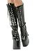 7.5 Inch Chunky Heel Knee High Boots Women'S Size Shoe With Zipper