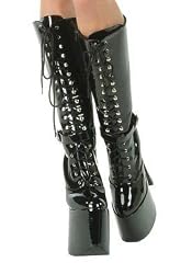 7.5 Inch Chunky Heel Knee High Boots Women'S Size Shoe With Zipper