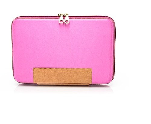 41qH0Od2WgL Premium Molded Sleeve Microfiber Pink fitting most 10 inch Notebooks