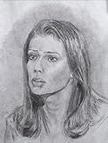 Barbara, Drawing by Lev Avagyan, Original