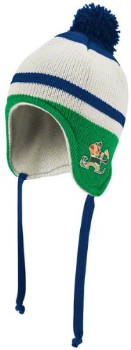 adidas Notre Dame Fighting Irish Tassel Knit With Pom One Size Fits All