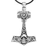 Anh�nger Thorhammer Thors Hammer Skull Silbervon "Toms-Silver"
