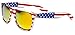 Classic American Patriot Flag Wayfarer Style Sunglasses USA (Fire mirror lens)