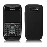 Nokia E71 FlexiSkin - The Soft Low-Profile Case (Jet Black (complete open screen))