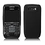 Nokia E71 FlexiSkin - The Soft Low-Profile Case (Jet Black (complete open screen))