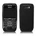 Nokia E71 FlexiSkin - The Soft Low-Profile Case (Jet Black (complete open screen))
