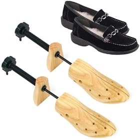 Pair Of Wooden Shoe Stretchers - Woman's Size Large 8-11