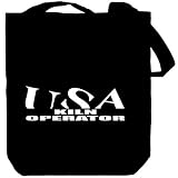 Usa Kiln Operator Occupations Tote Bag (Black, Canvas, Unisex)