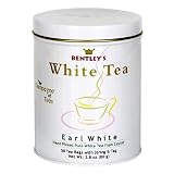 Bentley's Earl Grey White Tea, 50 Tea Bag Tin (Pack of 2)