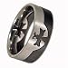 New Mens Titanium Ring 8mm Wide Knights Templar Cross Unique Two Part Ring Brand New Available in Most Sizes Comes in a Quality Velvet Gift Box