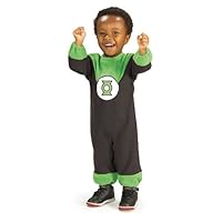 Justice League Green Lantern Romper Costume, Green Print, 6-12 Months