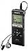 Sony ICD-UX200 - Digital voice recorder - flash 2 GB - WMA, AAC, MP3 - black