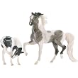 Horse & Foal Set Pintos