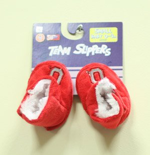 Ohio State University Hi-Top Baby Booties - Size 3-6m