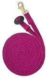 Tough-1 Braided Flat Cotton Lunge Line Pink