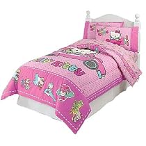 Hello Kitty HK USA Travel Full Comforter