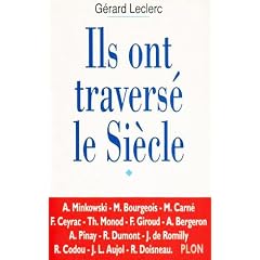 Ils ont traverse le siecle / entretiens avec alexandre minkowski, maurice bougeois, marcel carne, fr