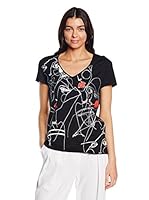 Marc Cain Camiseta Manga Corta (Negro)