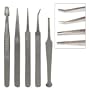 5-piece Hobby and Craft Tweezers