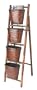 47" Contemporary Bamboo Four Bin Standing Storage Baskets