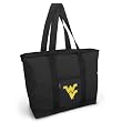 WVU Tote Bag Black Deluxe West Virginia University - For Travel or Beach Best Unique Gift Ideas for Her, Women, or Ladies