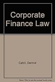 Corporate finance law