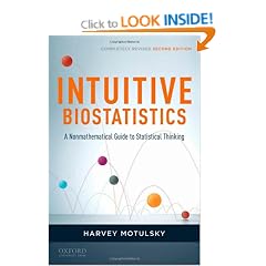Intuitive Biostatistics: A Nonmathematical Guide to Statistical Thinking
