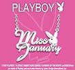 Officially Licensed PLAYBOY Silver Plated MISS JANUARY Playmate of the Month Necklace Officially Licensed PLAYBOY Silver Plated MISS JANUARY Playmate of the Month Necklace