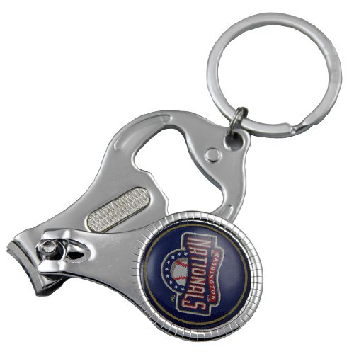 MLB Washington Nationals 3-in-1 Nailclipper Keychain