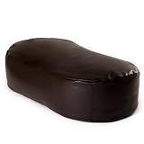 4ft Sofa Beanbag in BROWN Faux Leather