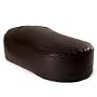 4ft Sofa Beanbag in BROWN Faux Leather