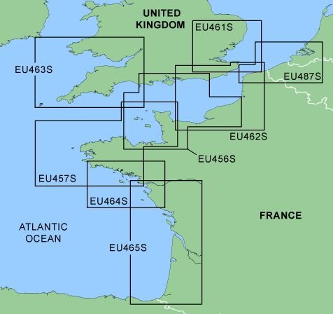 Garmin Bluechart XEU456S, The Solent and Channel Islands